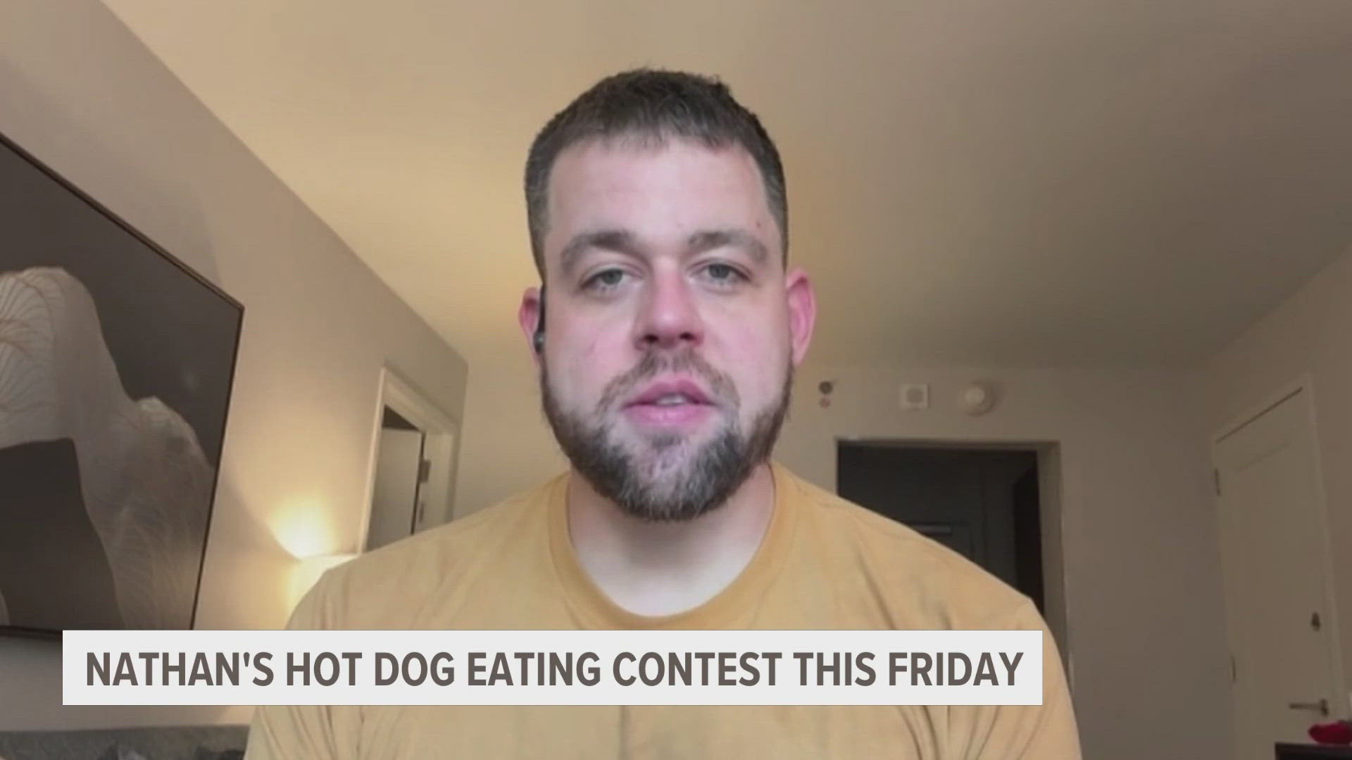 Patrick Bertoletti is focused on taking home the Mustard Belt once again. 