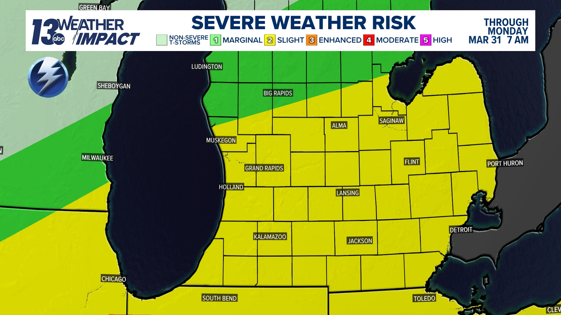 Tracking severe weather in West Michigan | Weekend storm timing ...