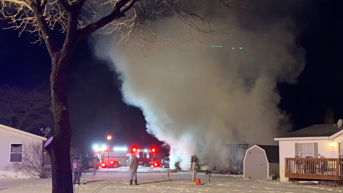 One injured in Spring Lake mobile home explosion and fire