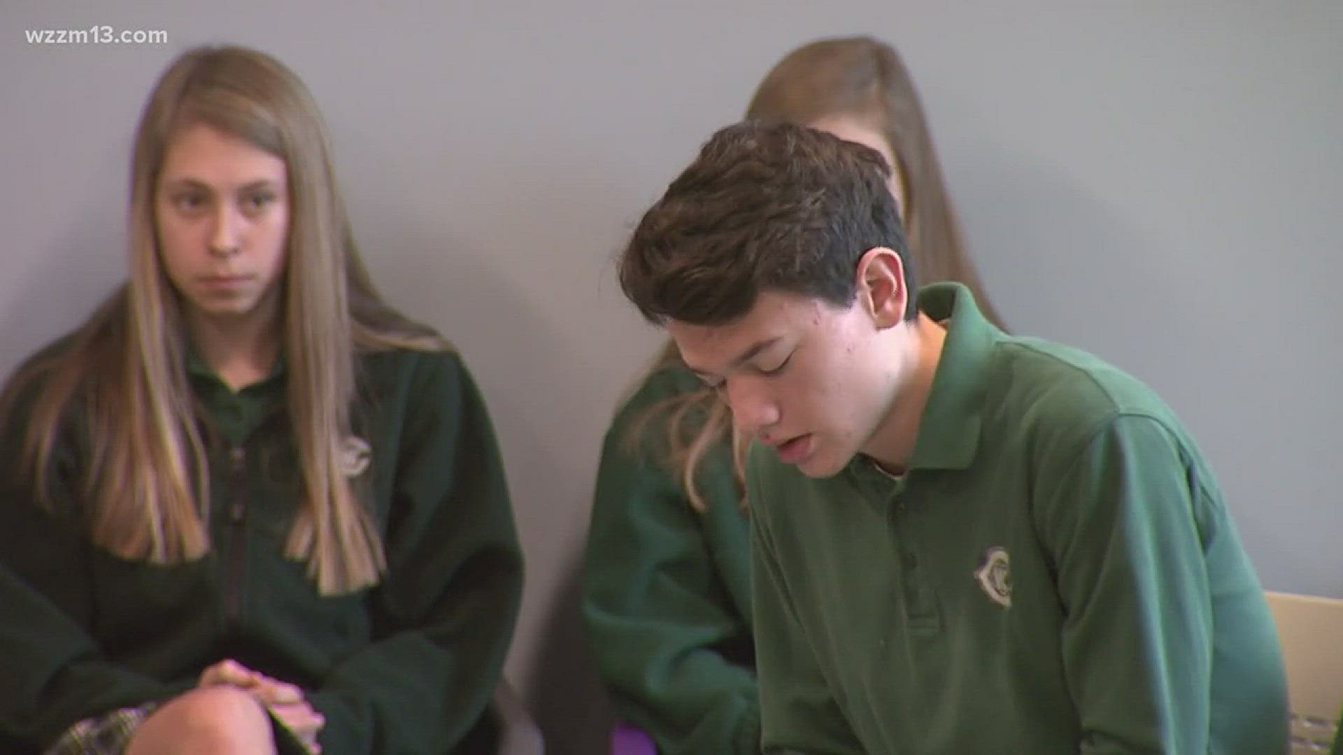 West Catholic students take part in 'walk in'