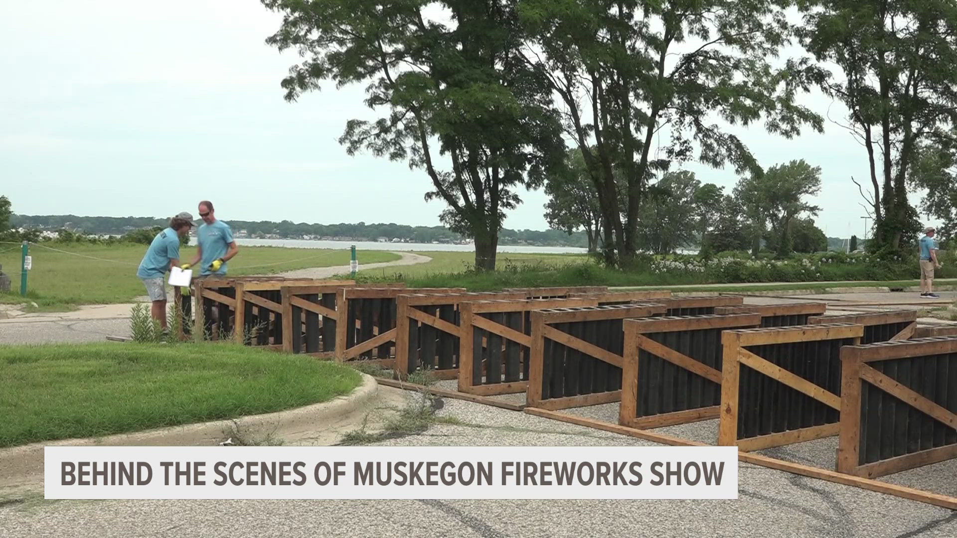 The annual Fourth of July firework show in Muskegon has been crafted and designed specifically for the lakeshore city.