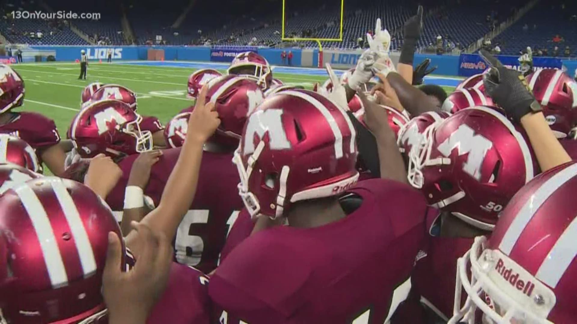 The Big Reds were trying to get their 7th state title. But they fell to River Rouge, 30-7.