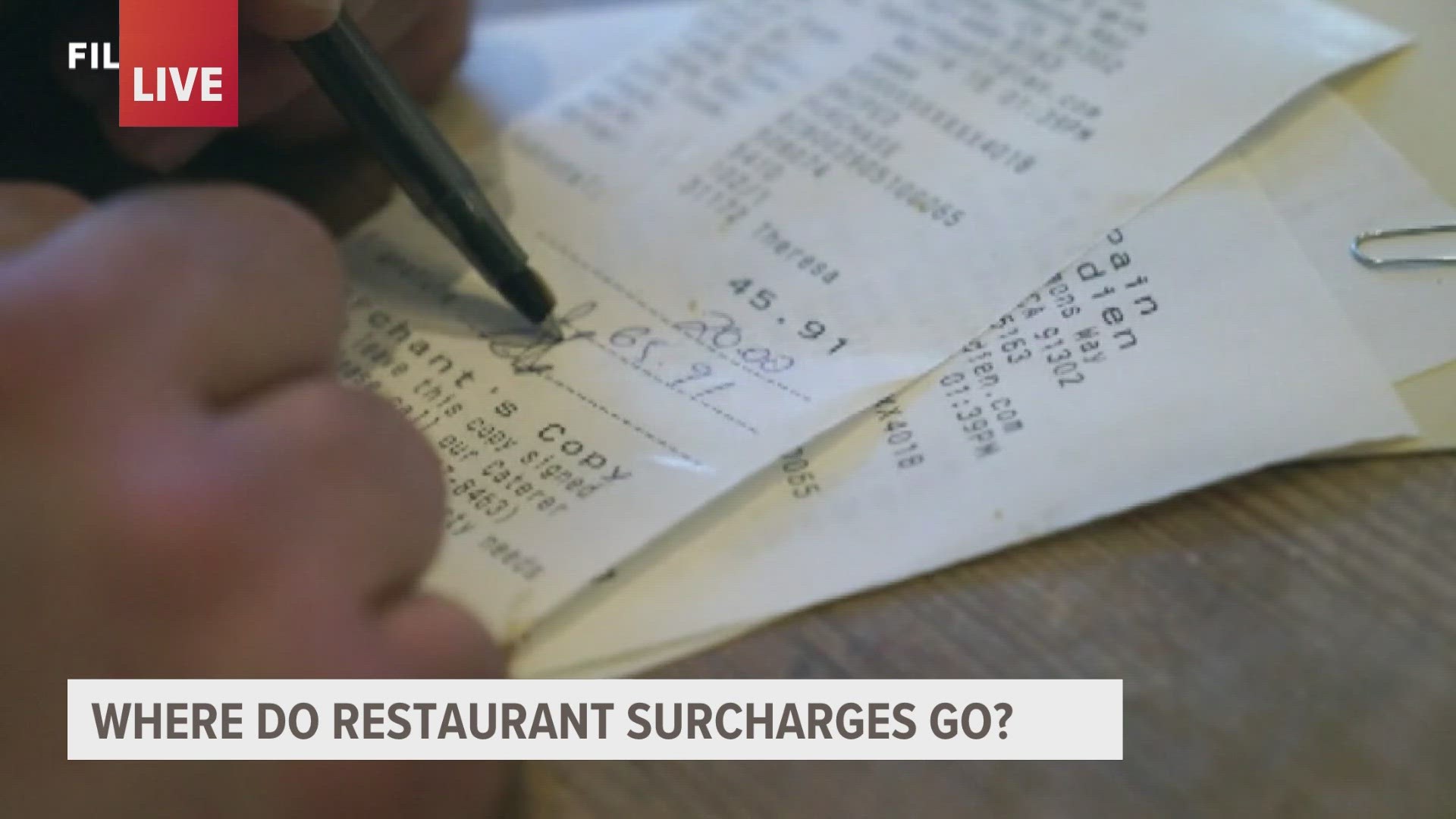 While these surcharges are becoming more common, many may be wondering where your money is exactly going when you go out to eat.