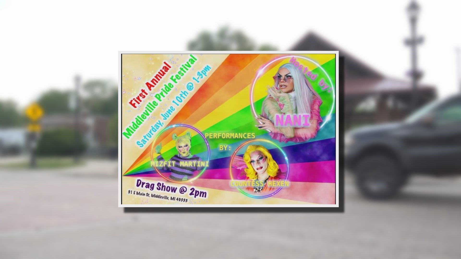 Middleville will have it's first Pride Festival on Saturday. Organizers Olivia Bennett and Amanda Fisk said the event will be family friendly.