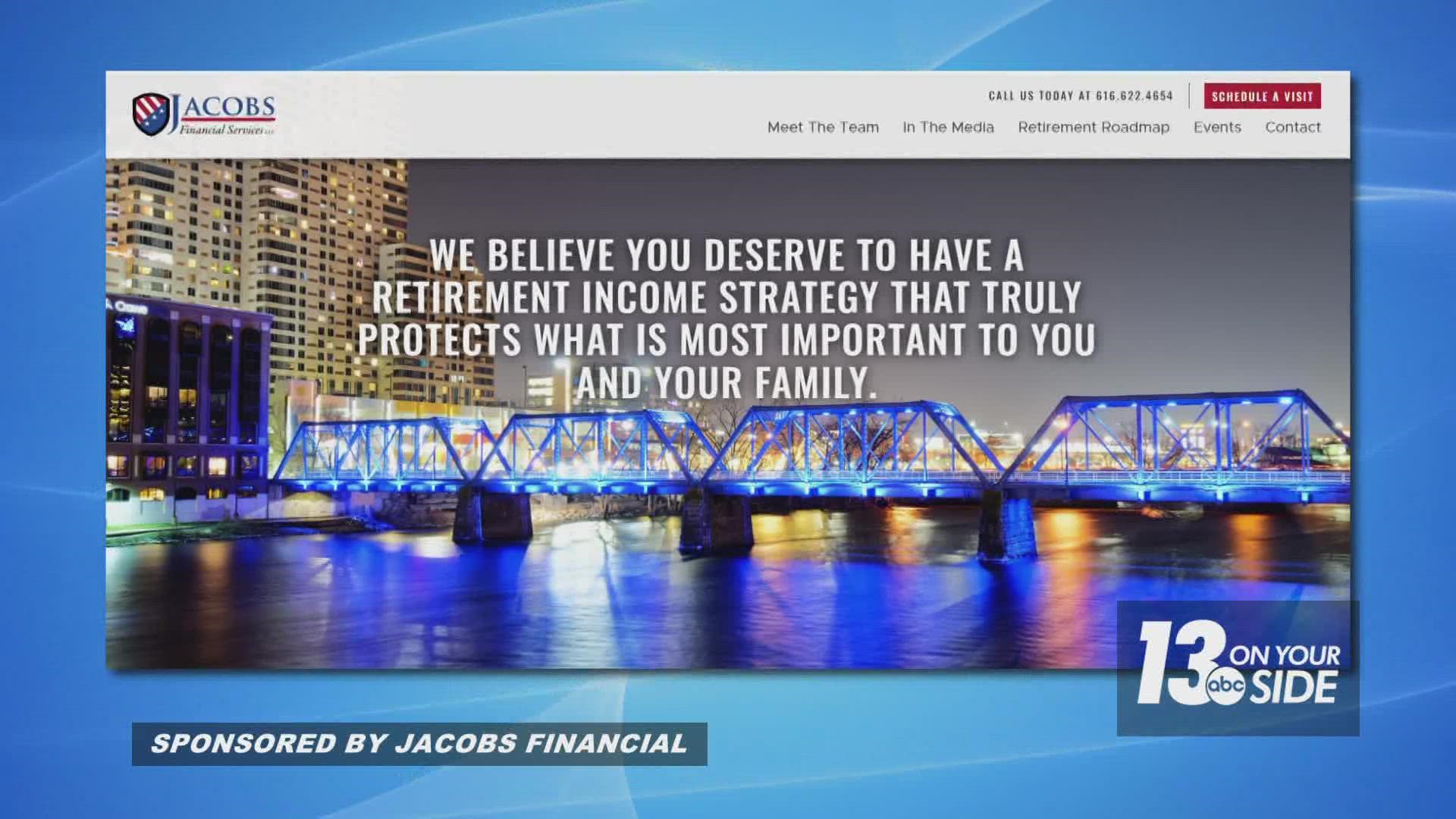 Tom Jacobs, from Jacobs Financial Services, can help you create a retirement income strategy.