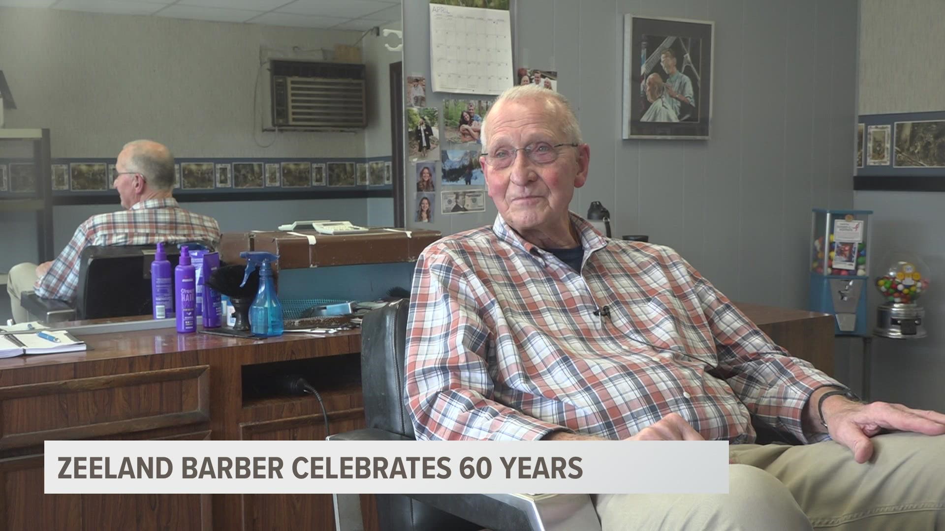 A Zeeland man is celebrating an anniversary that not many achieve.