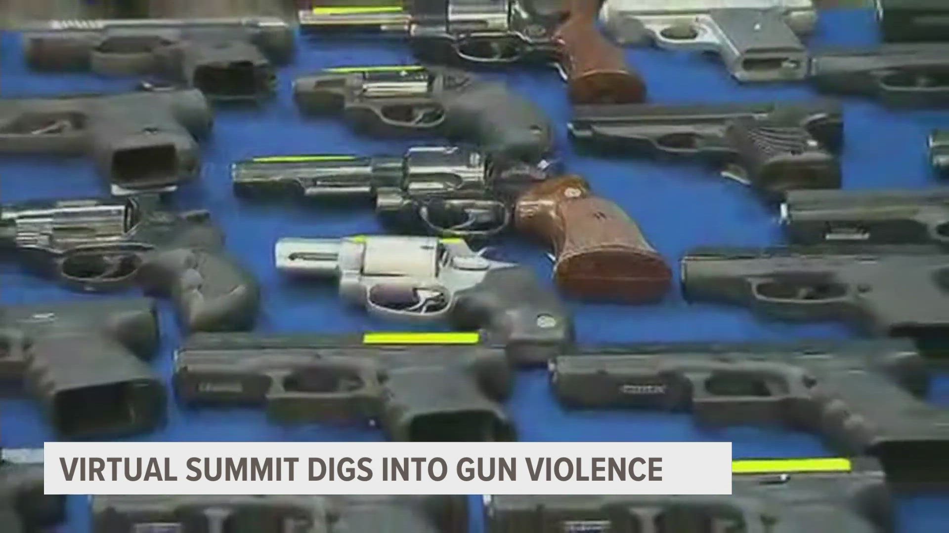 A virtual summit to discuss gun violence and changes to laws was held.