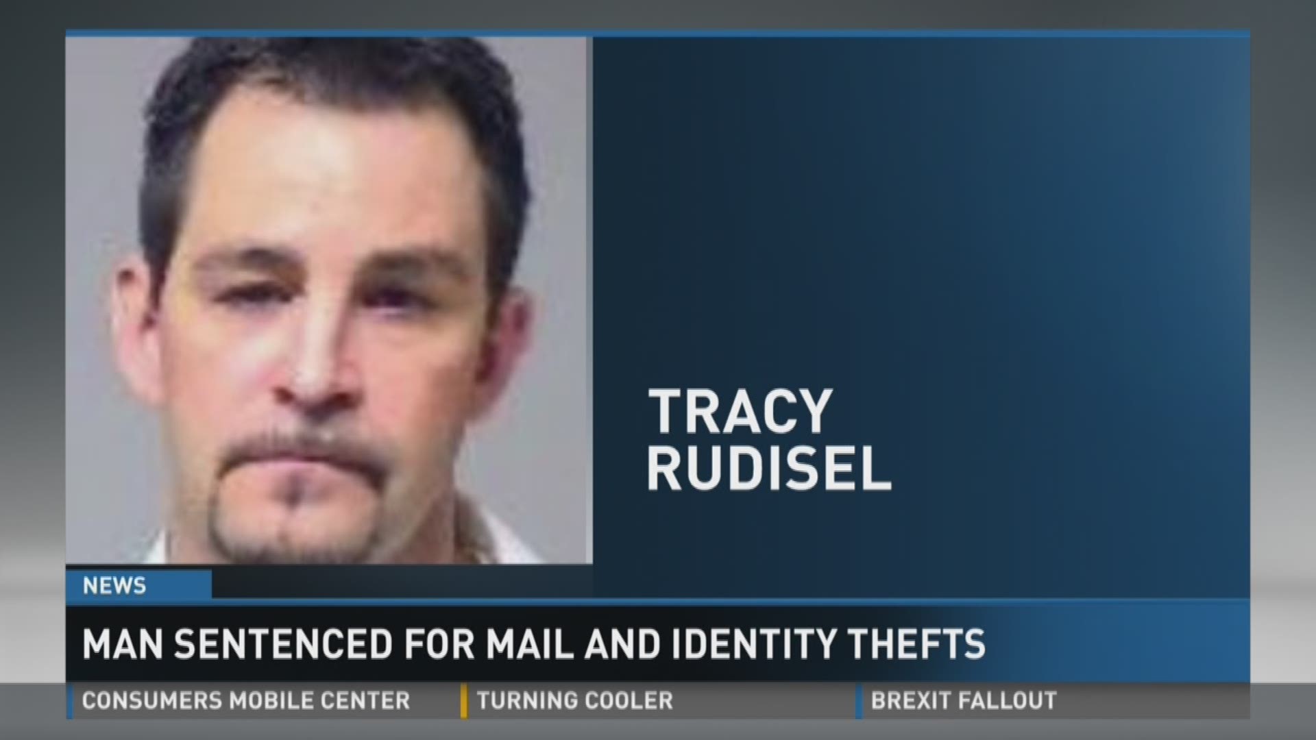 Tracy Rudisel was in federal court Monday to be sentenced for aggravated identity theft and possession of stolen mail.