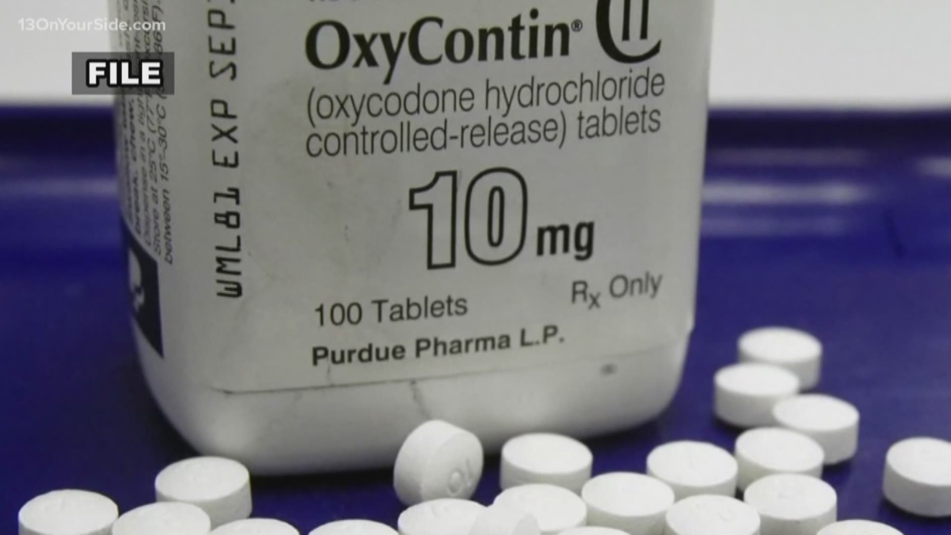 It said Tuesday the number of opioid prescriptions dispensed fell to 8.2 million last year compared with 9.7 million in 2017.