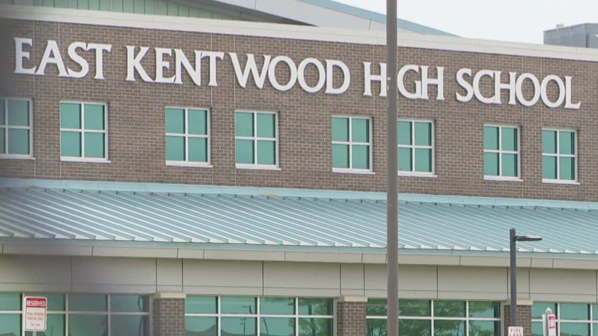 The Kent County Sheriff's Office has recovered two vehicles believed to be involved in a shooting that happened just as a graduation ceremony was letting out.