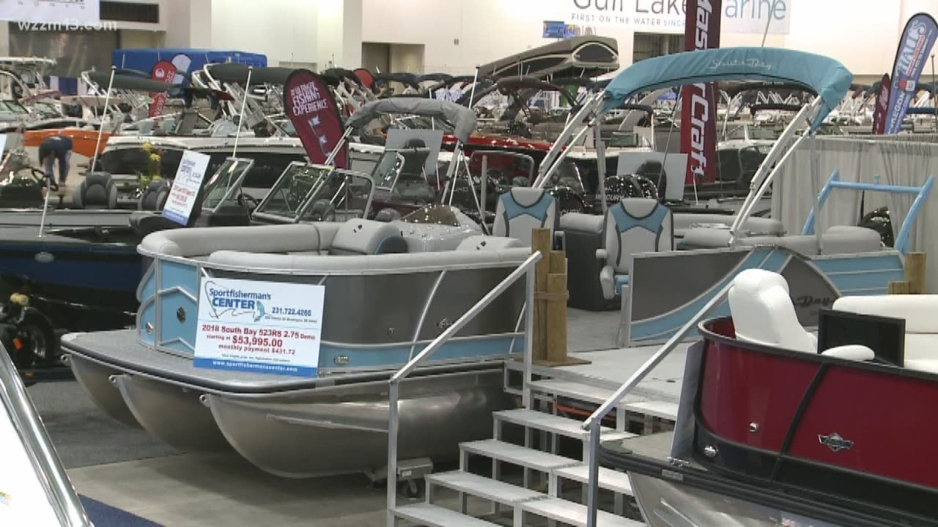 Boat show underway in Grand Rapids