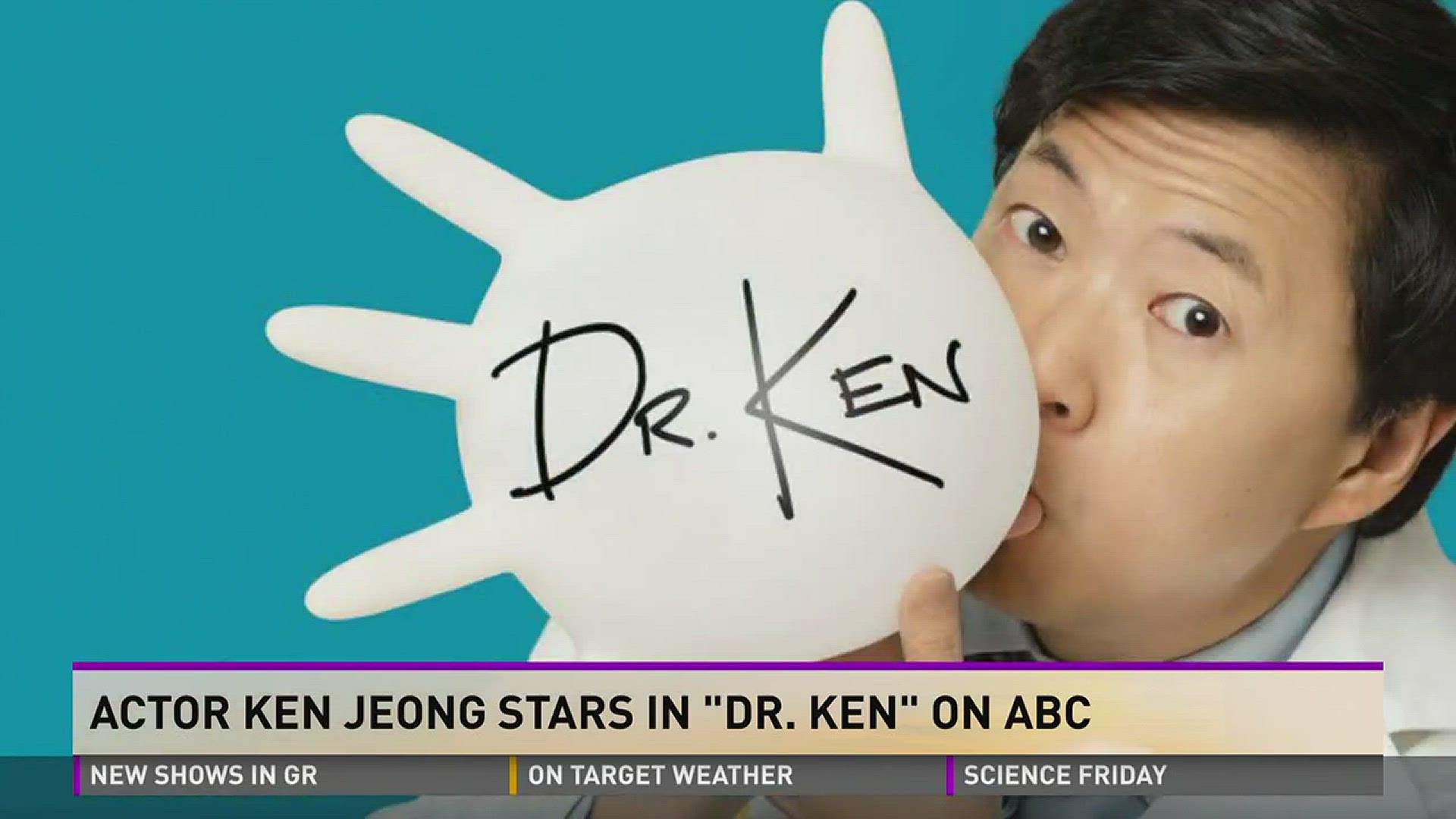 You know him from THe popular movie series "the hangover".  and now, Actor Ken Jeong has his own series right here on ABC.  The Detroit Native stars as a physician in Doctor Ken.