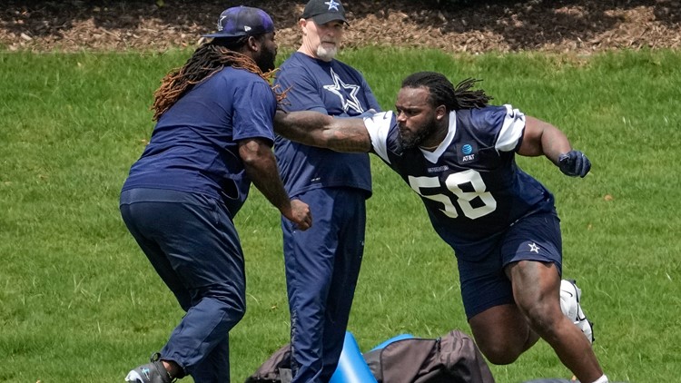 Dallas Cowboys defensive tackle Mazi Smith (58) is seen during an