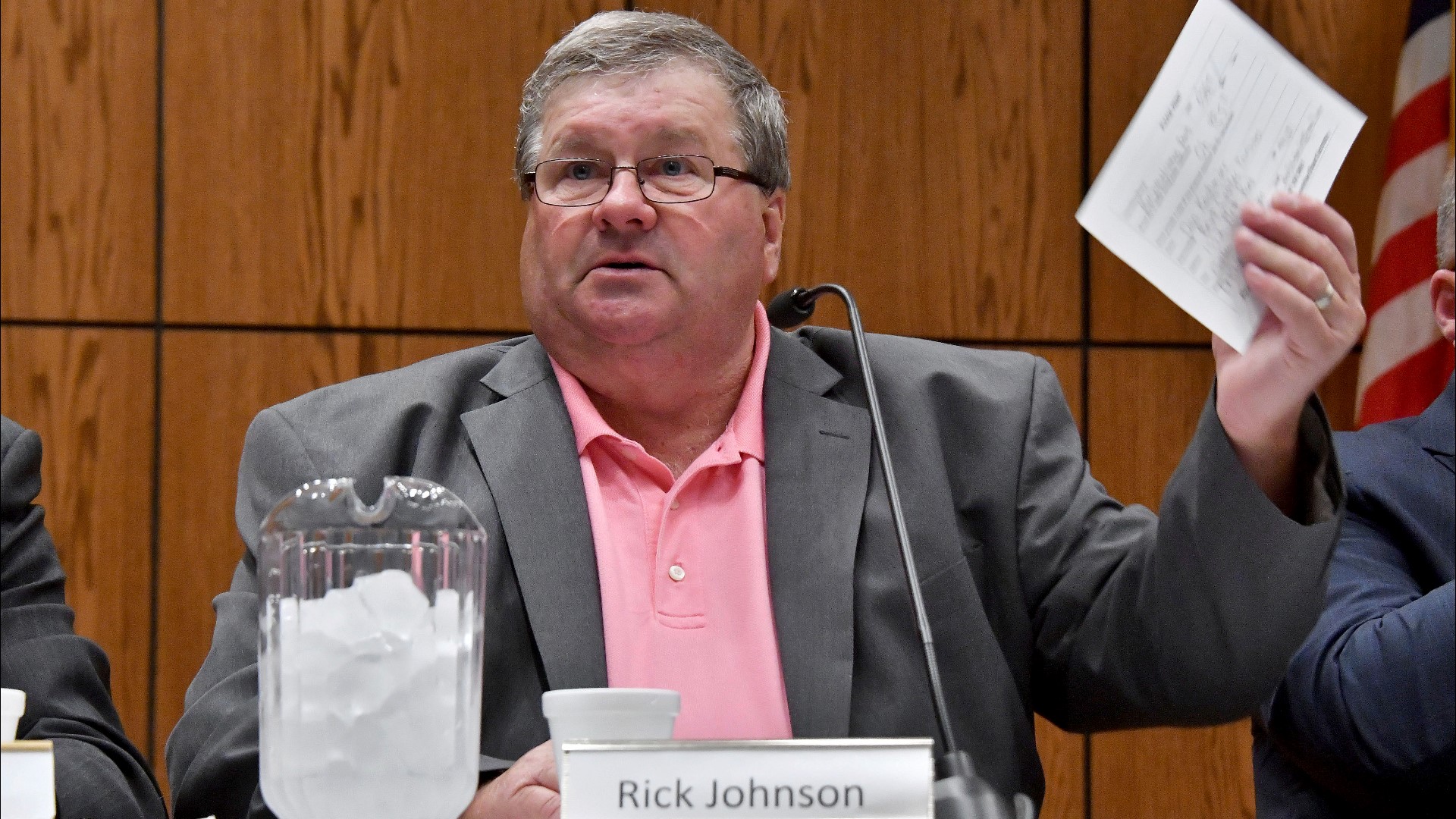 Rick Johnson, former head of a Michigan medical marijuana licensing board, accepted more than $100,000 in bribes to influence his decisions, authorities said.