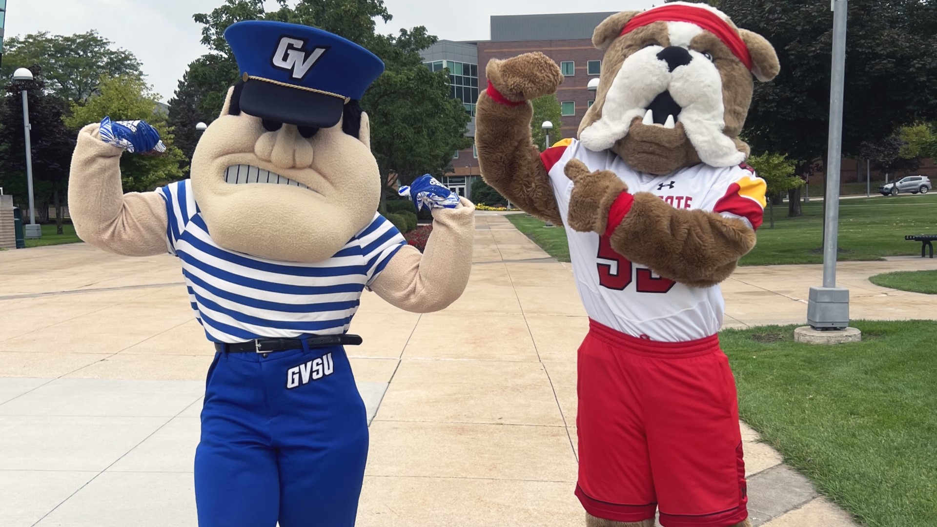 While Ferris State University and Grand Valley State University are rivals on the football field, leaders from both schools are urging respect and sportsmanship.