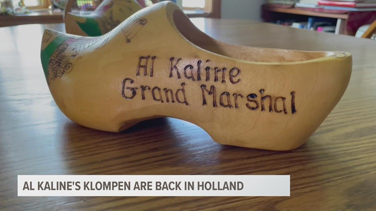 Al Kaline's Parade Grand Marshall Shoes are back in Holland