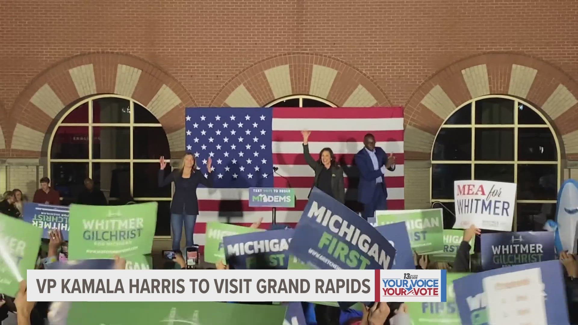 Kamala Harris is coming to Grand Rapids.