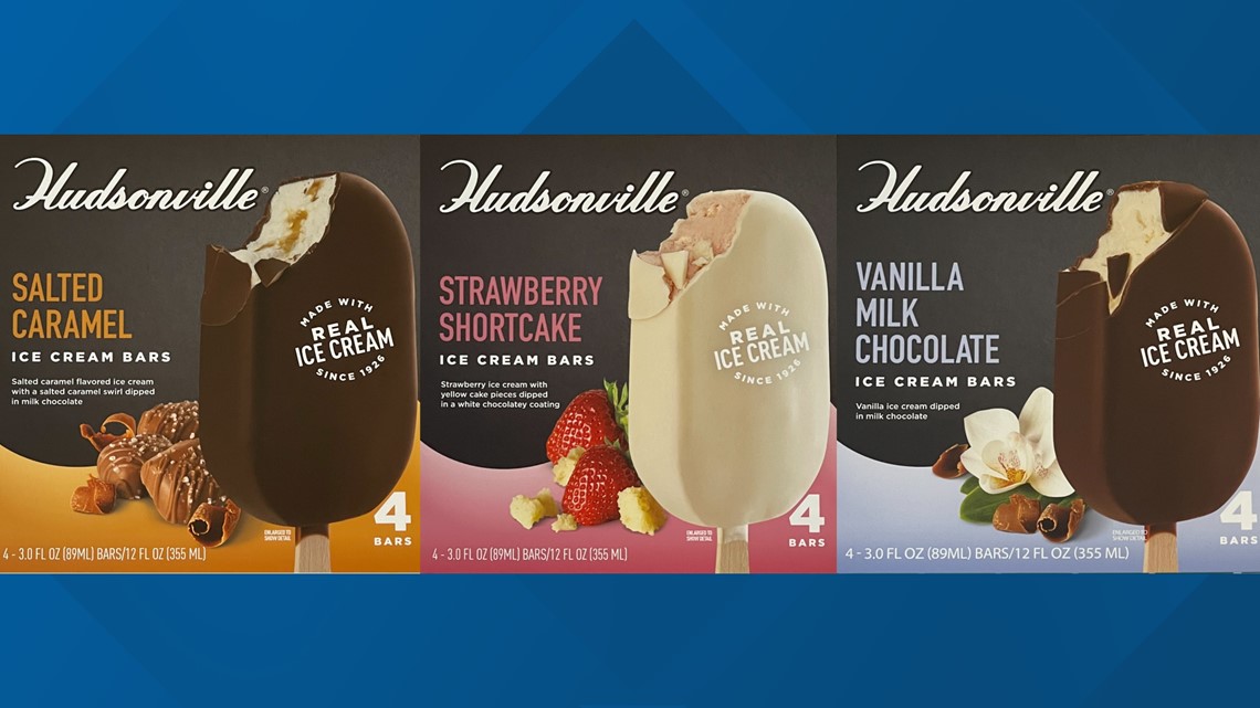 Hudsonville Ice Cream introduces 3 new ice cream bar flavors | wzzm13.com