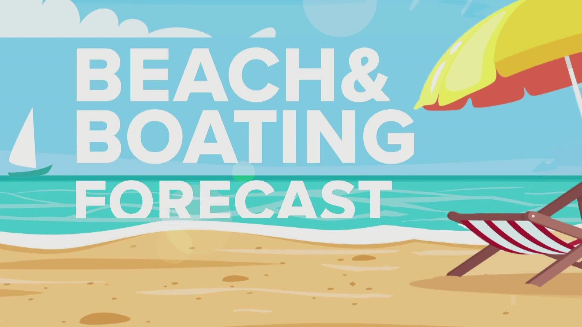 Here's the latest beach and boating forecast with Meteorologist Michael Behrens!