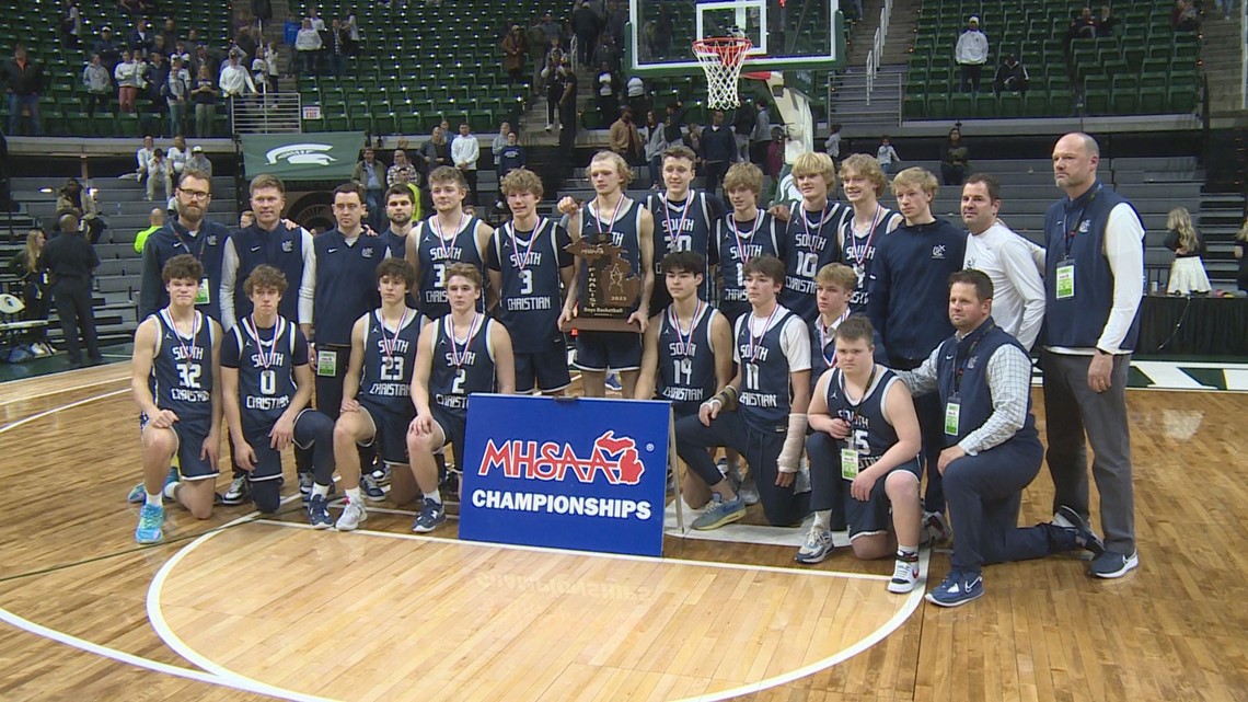 MHSAA Boys Basketball Division 2 Champions 2023 Ferndale Eagles