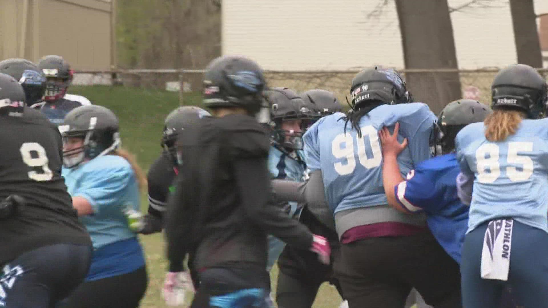 The women's tackle football team wants to fill its roster with fresh talent ahead of 2022.