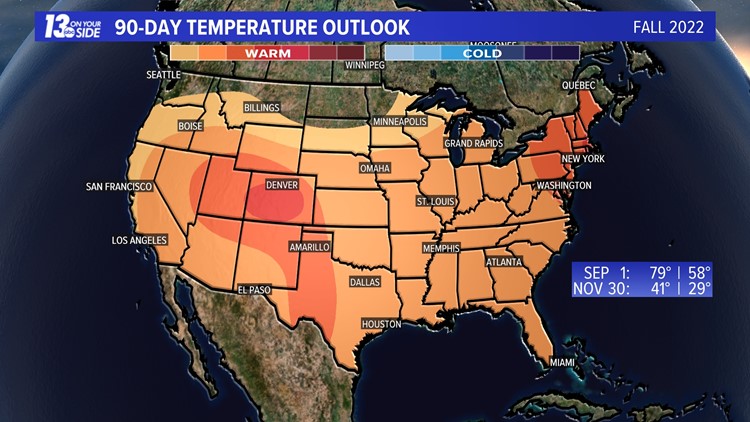 Fall warming trends expected to continue despite cool Labor Day | WGHN