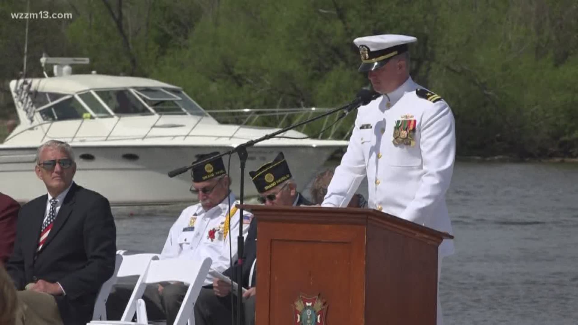WWII veteran leads Memorial Day in Grand Haven