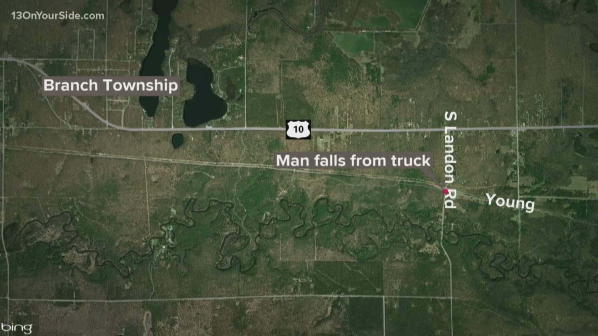 The Mason County Sheriff's Office have identified the man who died after falling off a pickup truck over the weekend and hitting his head on the pavement. The sheriff's office say 47-year-old William Dingman from Crystal, Michigan was the victim in the incident.