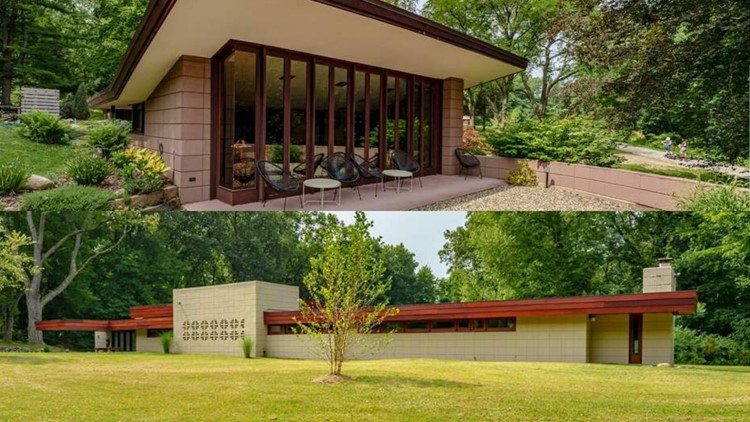 Two Frank Lloyd Wright homes for sale together | wzzm13.com