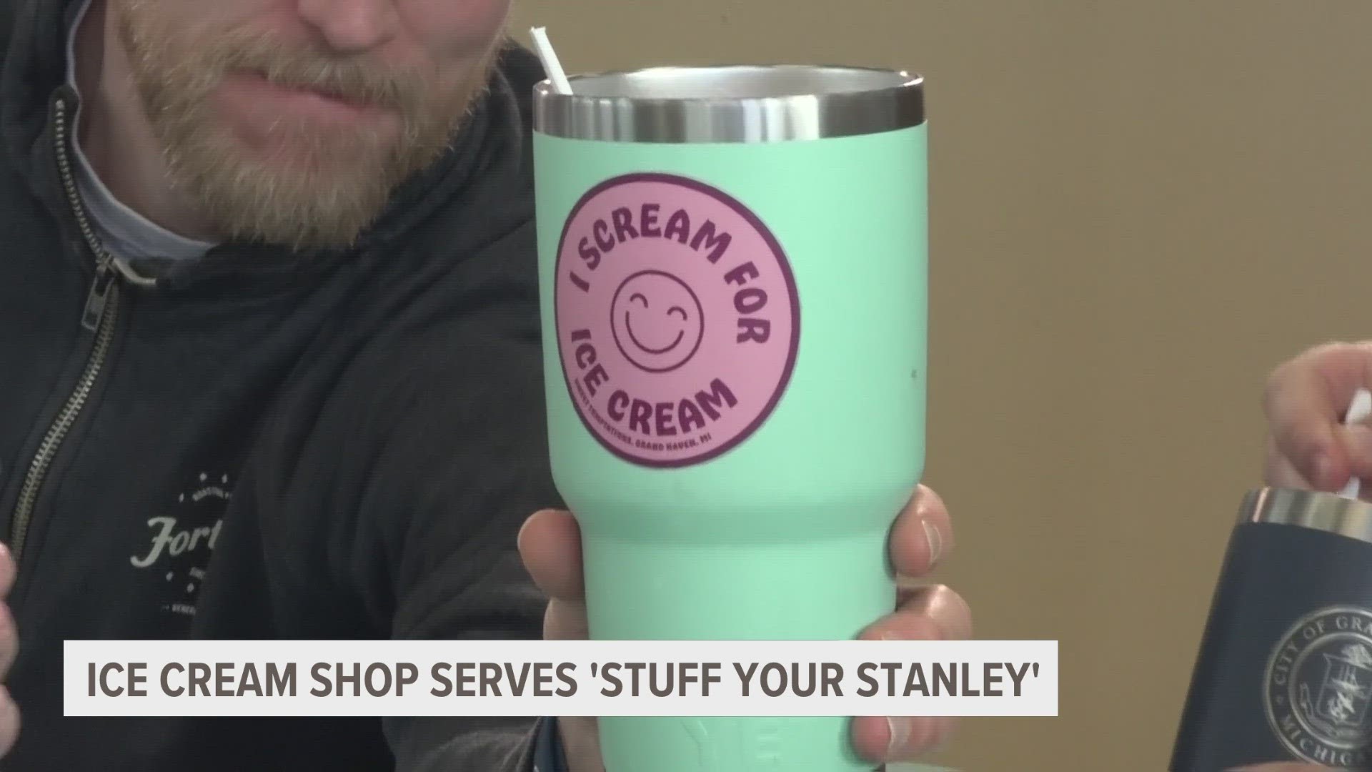 Hot off the heels of "Ice Cream for Breakfast Day", a Grand Haven ice cream shop is offering to "Stuff Your Stanley" with ice cream Thursday.