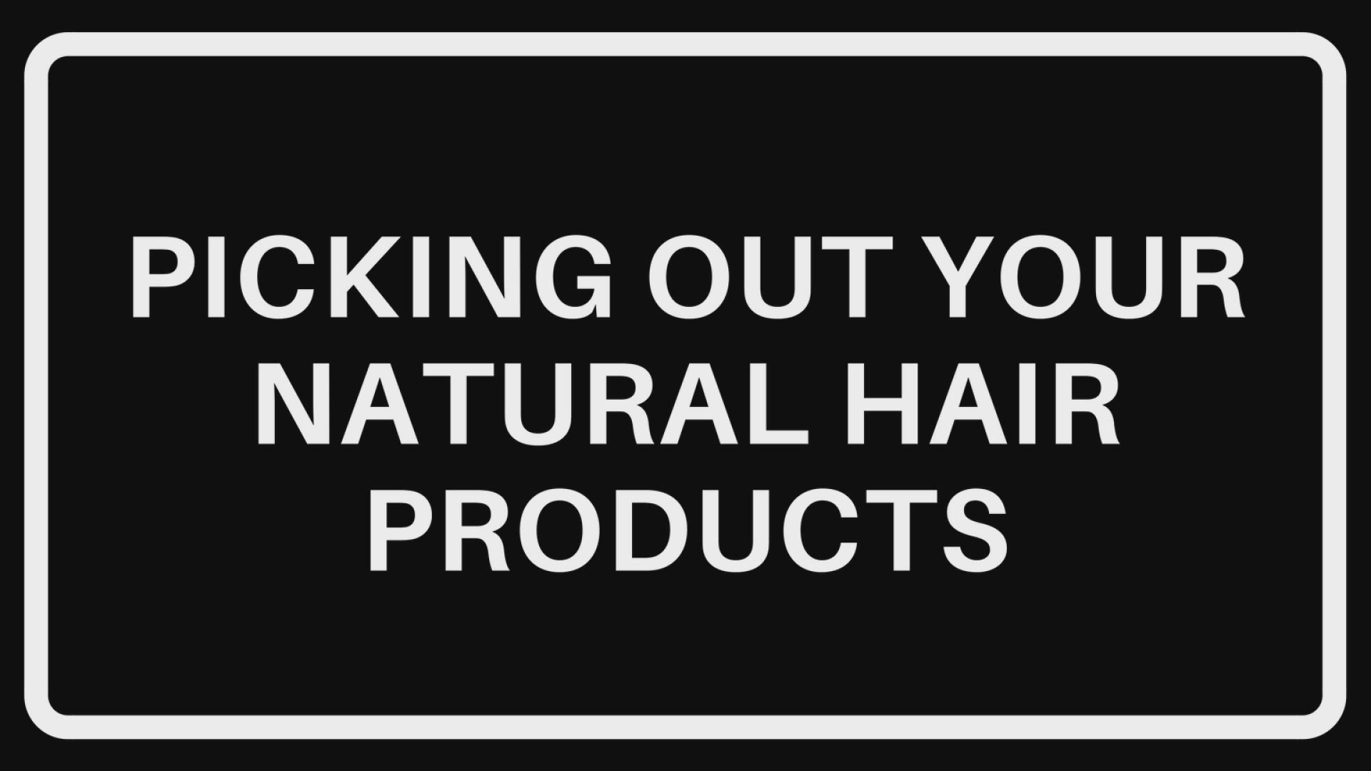 natural hair care web extra