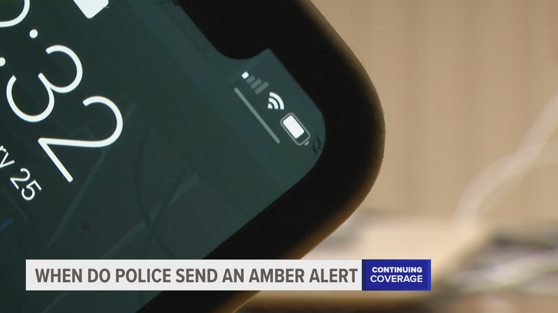 Data shows there were more than 30,000 missing children's cases in 2021, yet only 254 AMBER alerts sent. 13 ON YOUR SIDE'S Justin Bachman tells us why.