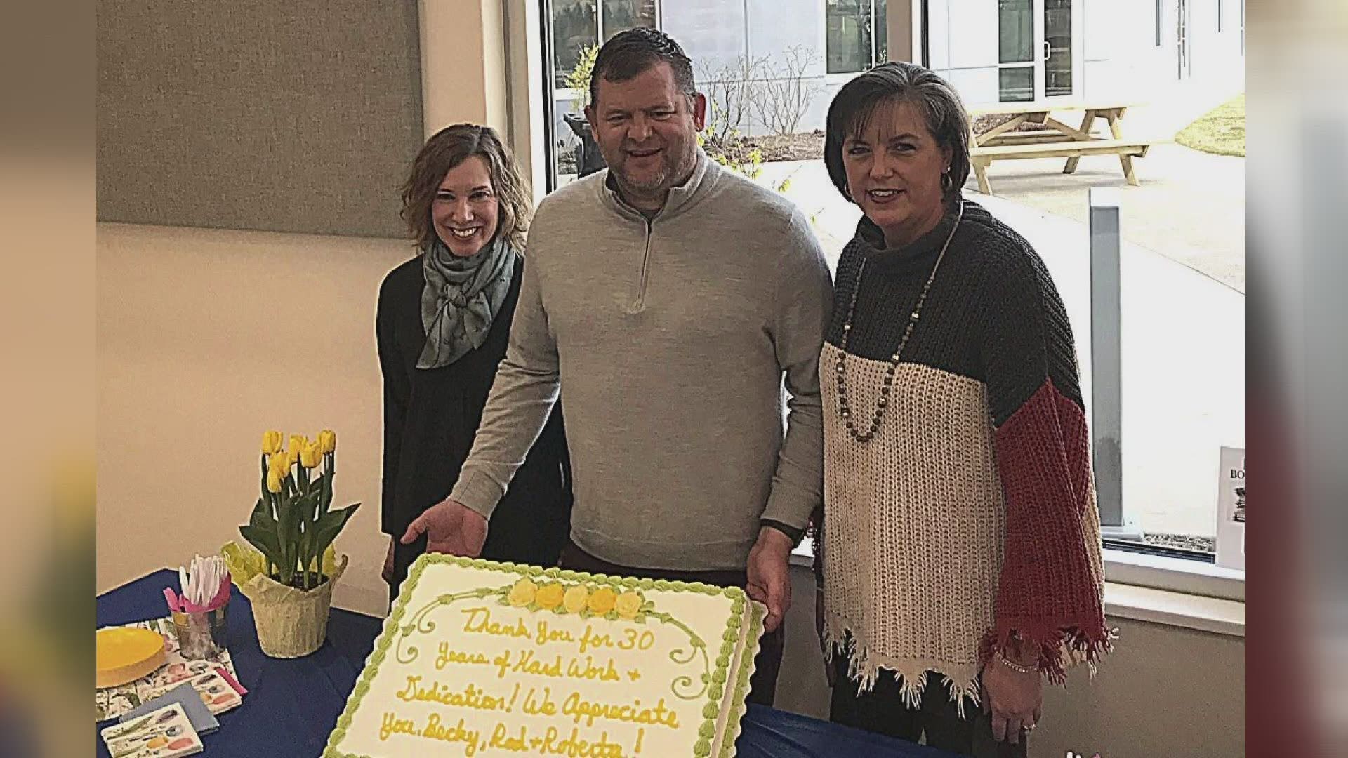 The three teachers have each taught for 30 years at South Christian High School.