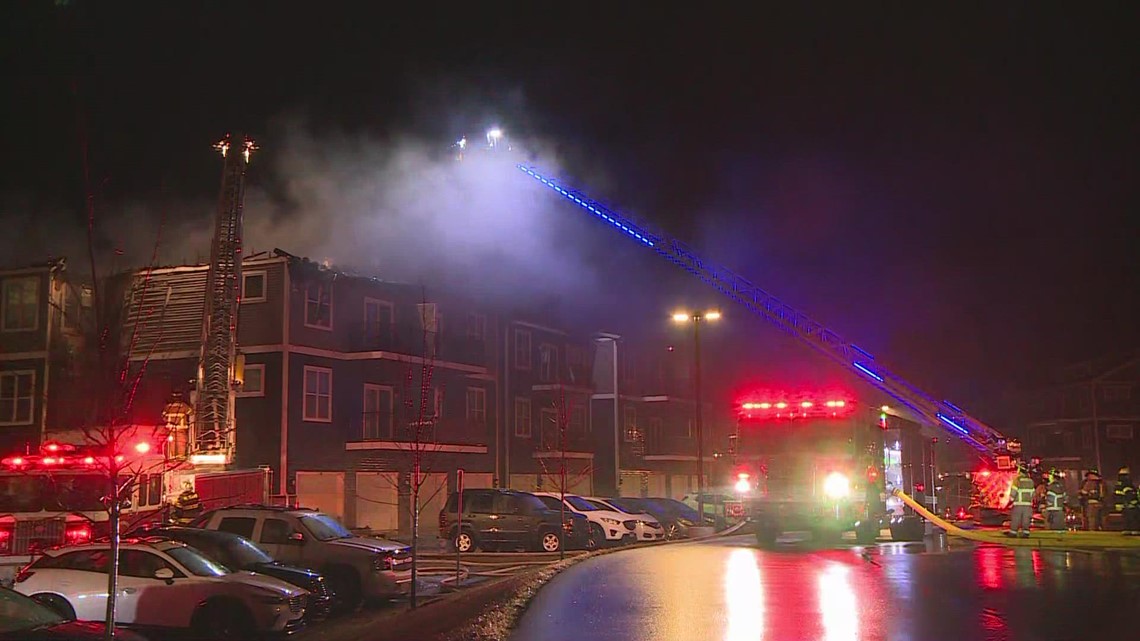 Crews on scene of apartment fire in Standale