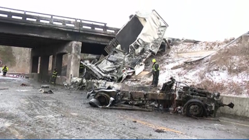 Single lane open on I-196 more than 35 hours after fiery semi