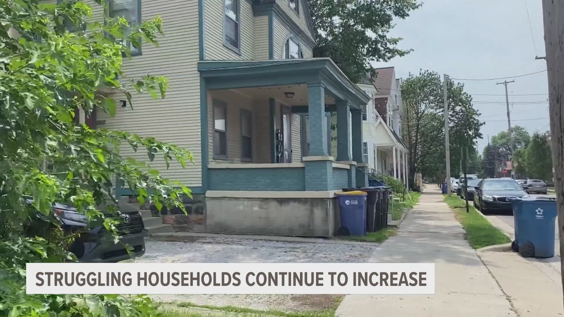 Despite bigger paychecks, some households in Michigan continue to struggle financially.