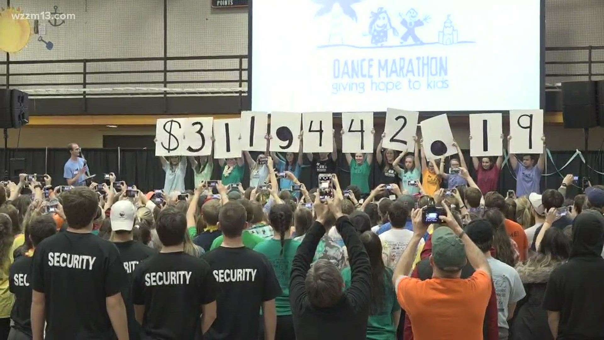 Hope College's Dance Marathon raised money for Helen DeVos Children's Hospital