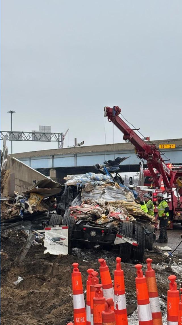 Westbound I-196 to southbound US-131 ramp closed after semi crash on S ...