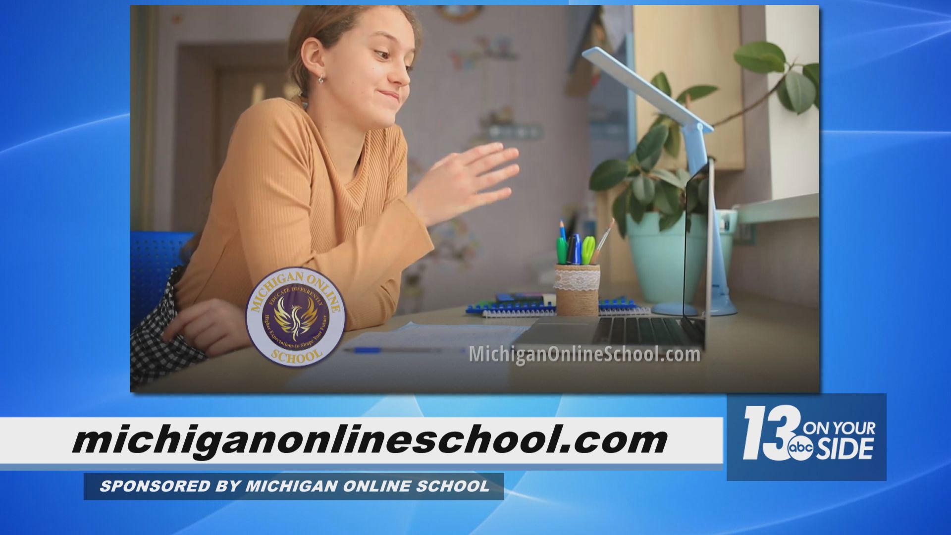 Michigan Online School is an online public school that offers a tuition-free education to students across the state.