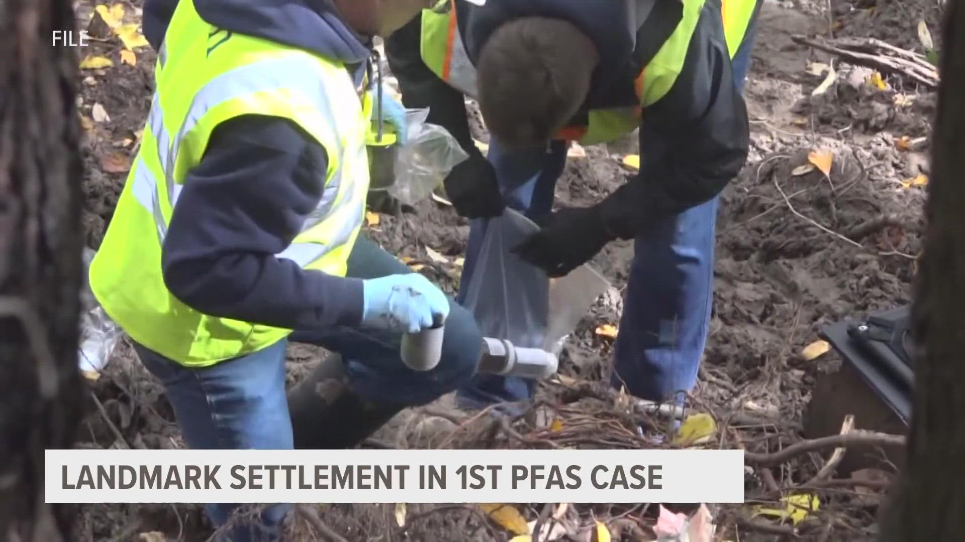 Michigan Attorney General Dana Nessel announced the first settlement in a series of PFAS cases.