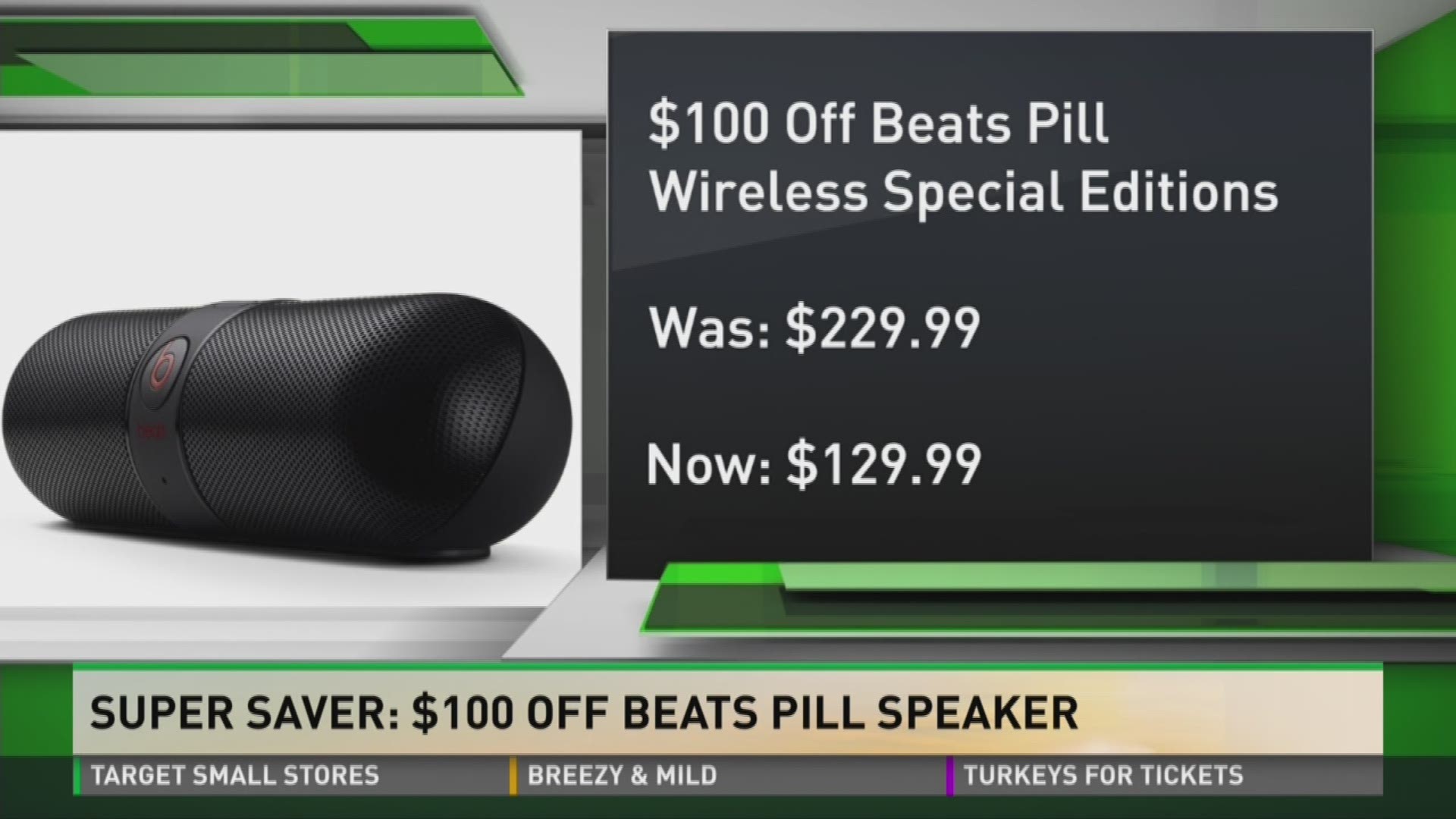 Matt Granite usually thinks Beats by Dre products are overrated and overpriced, but today he found $100 dollars off the Pill, which offers excellent, room-filling sound