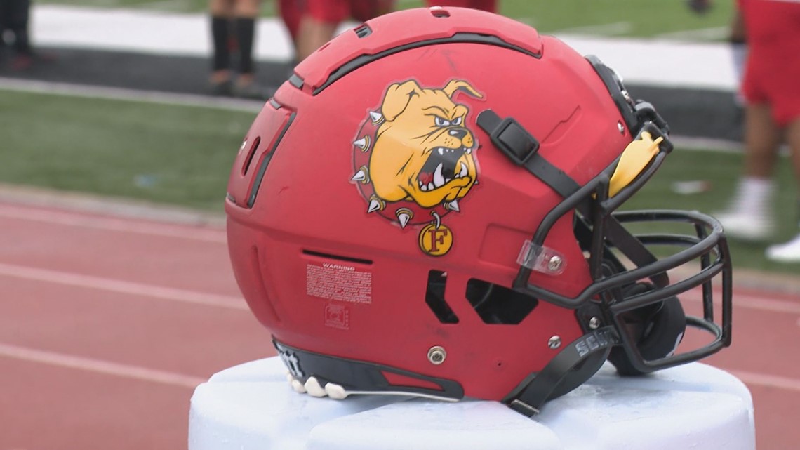 ferris state football helmet