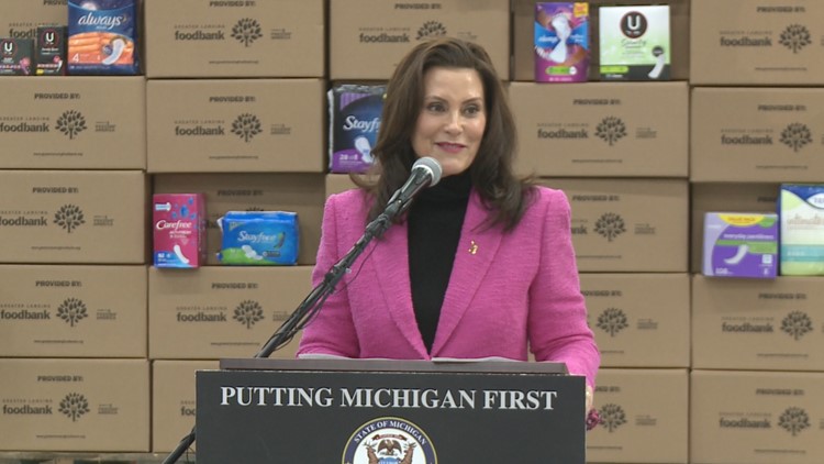 Gov. Whitmer signs 'tampon tax' bill, removing sales tax on menstrual products
