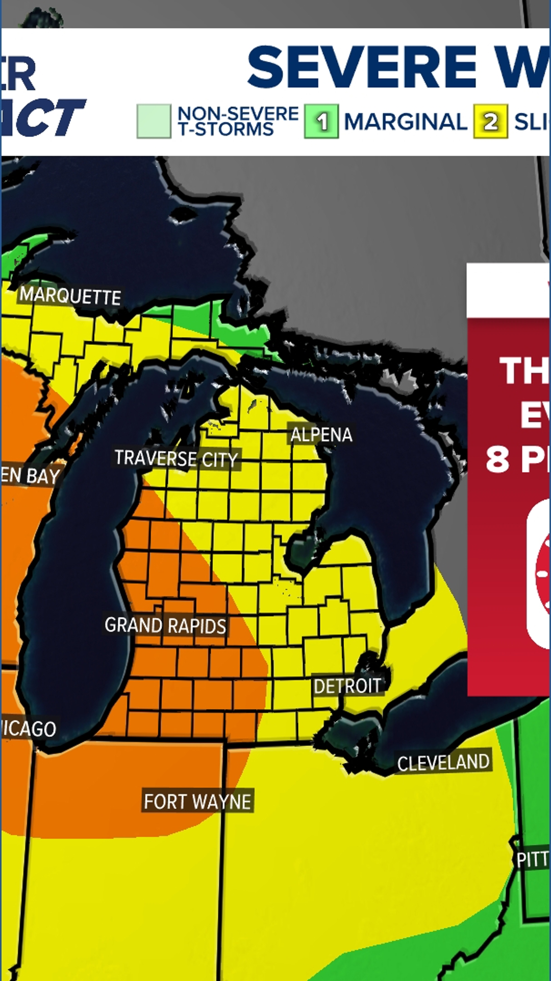 Severe storms possible Thursday evening in West Michigan | wzzm13.com