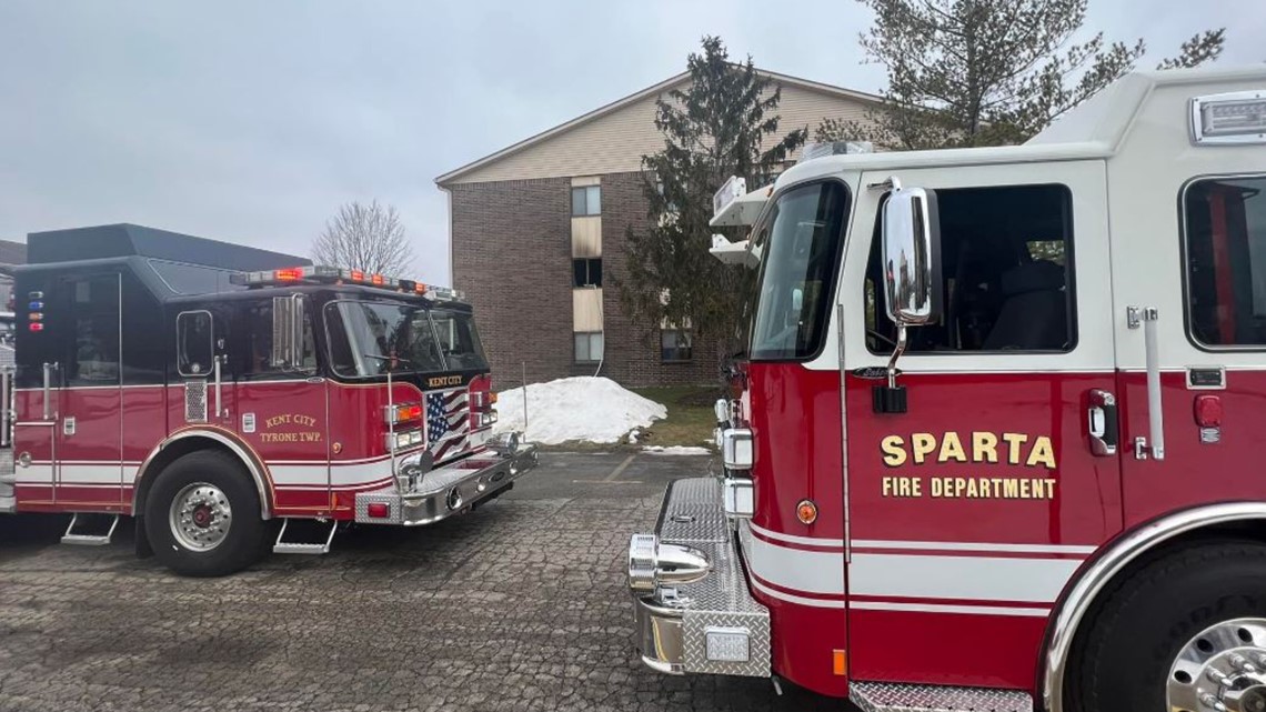 No one injured following apartment fire in Sparta