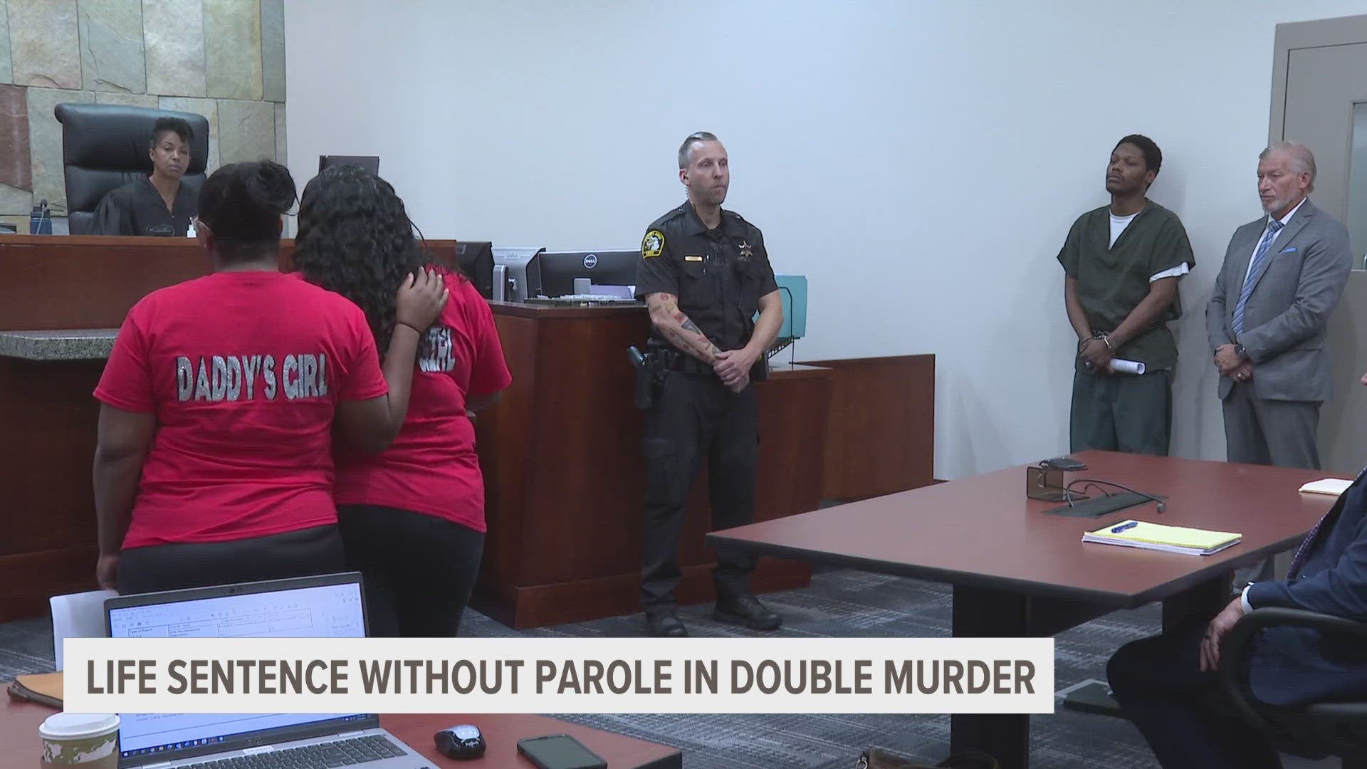 Deiontreay Darrell Craft, 26, was sentenced Wednesday after hearing from the daughters of one of the men he killed.