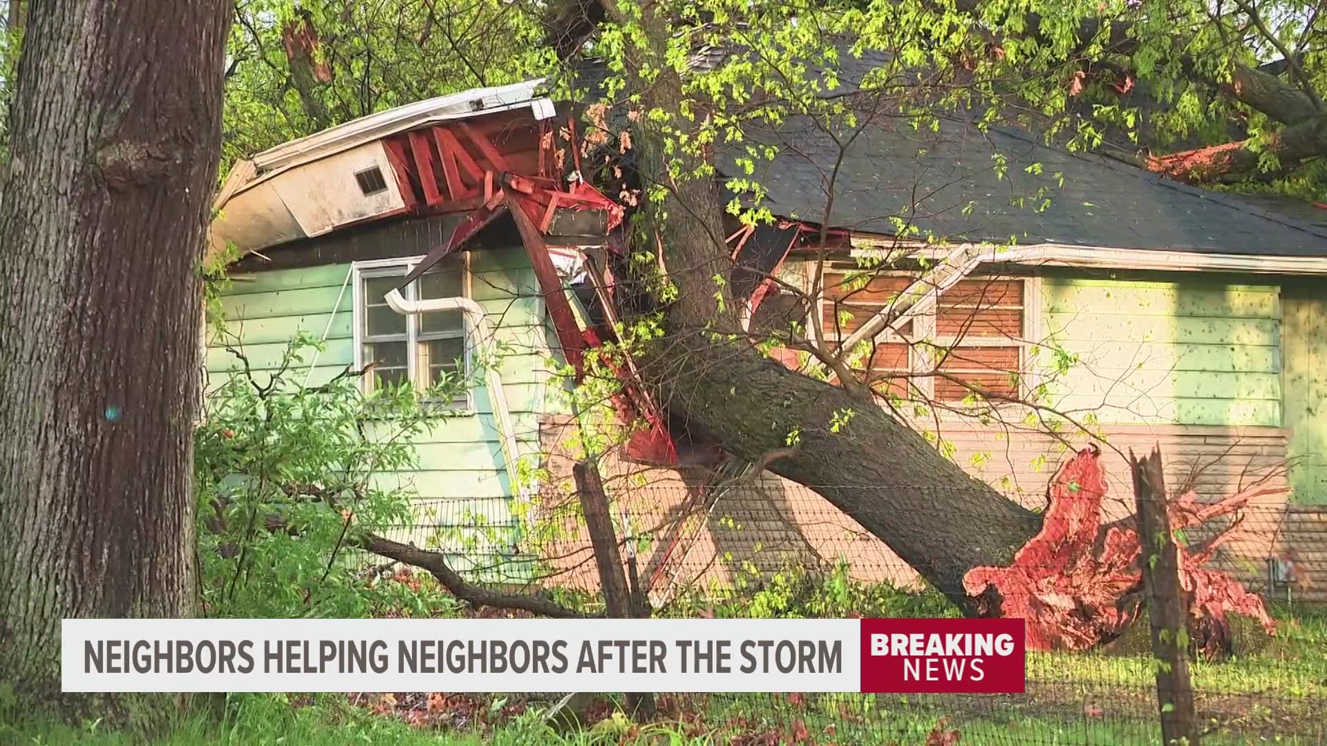 Neighbors in Portage are coming together to help one another after multiple tornados hit the community.