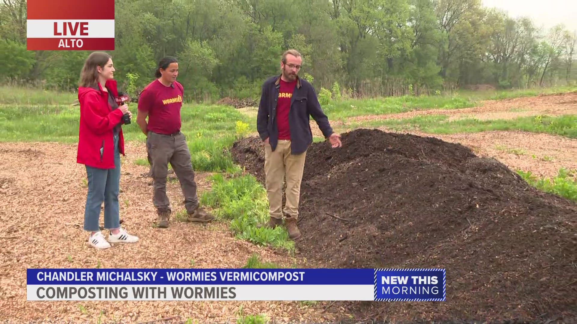 Wormies takes food waste from around West Michigan and composts it. They then sell the nutrient-rich soil. Here's a look at the process.