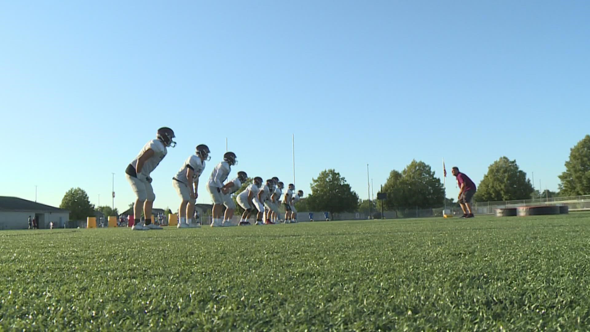 Grandville's going out of state for its first football game of the season. The Bulldogs will play on Saturday, Aug. 28 at Glenbard West in Illinois.