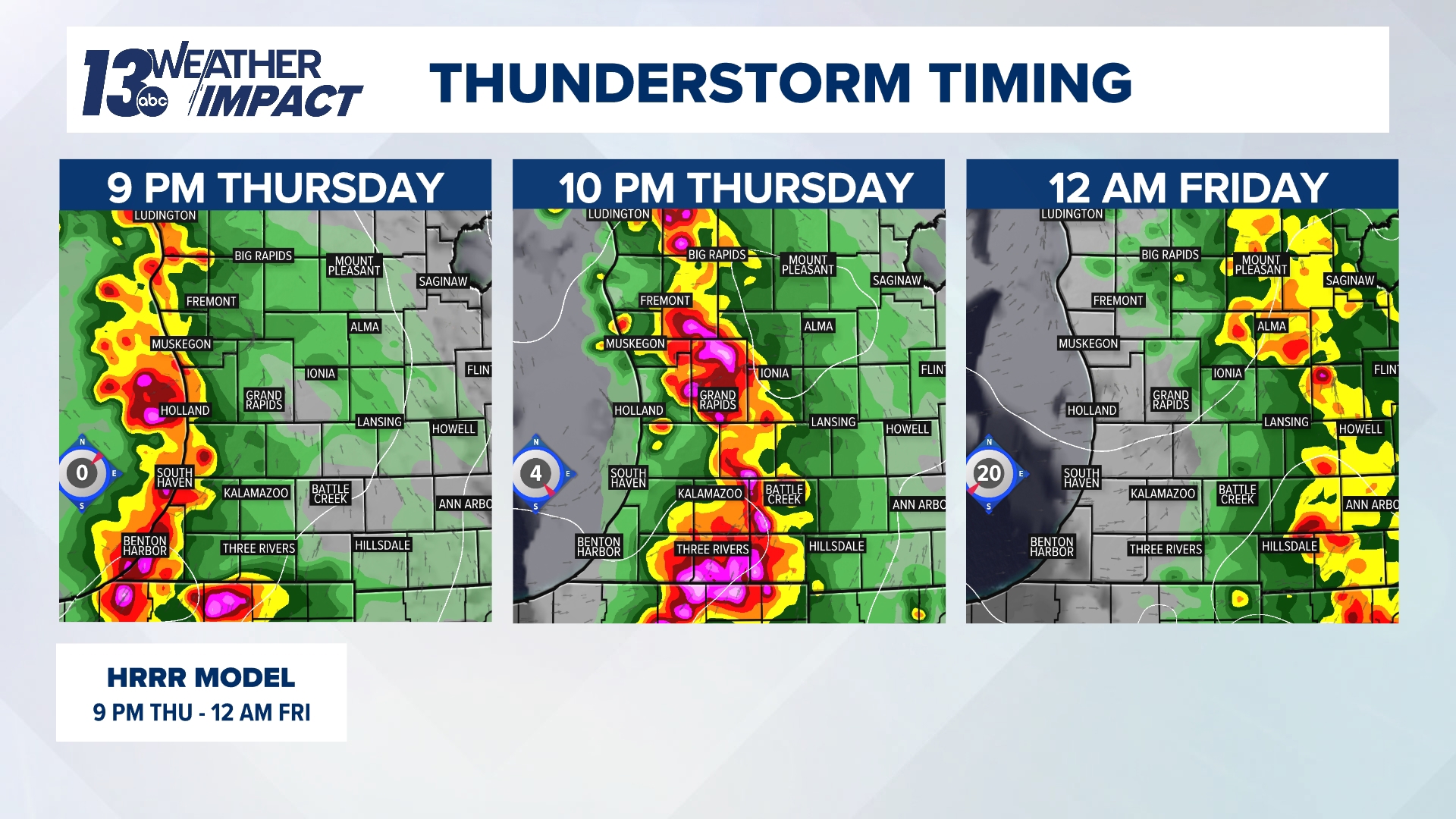 Severe storms possible Thursday evening in West Michigan | wzzm13.com